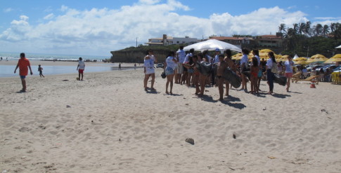 Campanha Praia Limpa Tibau