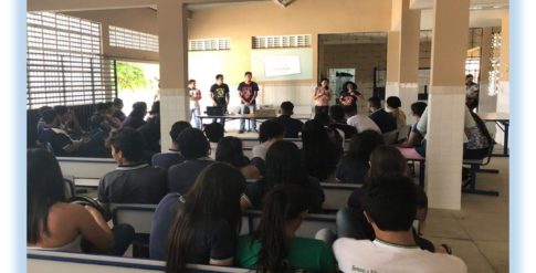 Projeto Calouros do Futuro inicia suas atividades na Escola Estadual Francisco Antônio de Medeiros|Foto: Cedida.