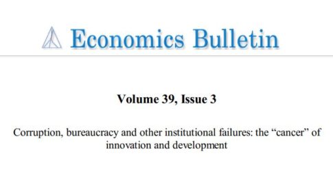 Professores publicam artigo em periódico internacional de Economia
