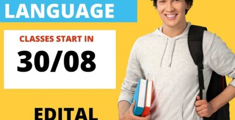 Edital cursos de língua