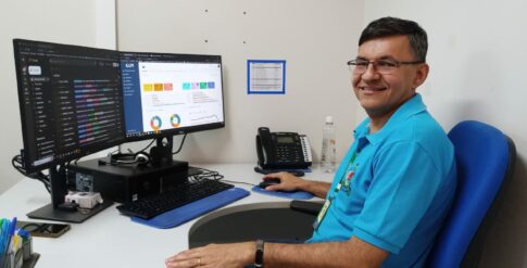 Servidor Alisson Alan Lima da Costa, da Sutic, em agosto de 2023
